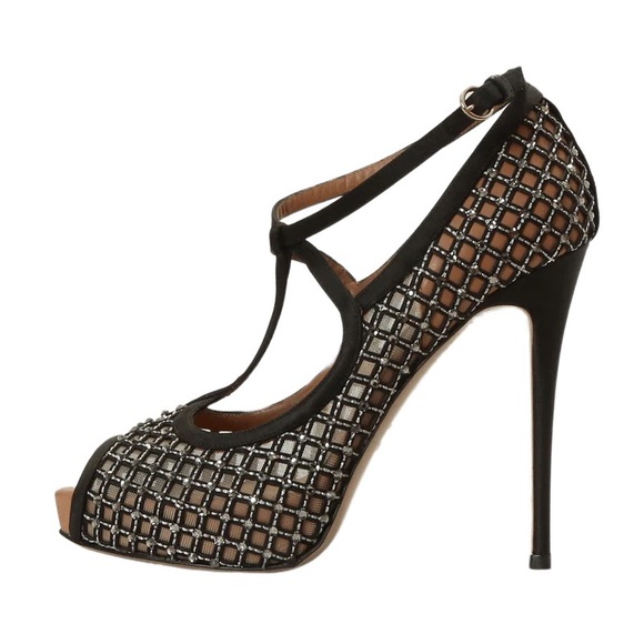 Valentino Shoes - Valentino crystal embellished platform pumps